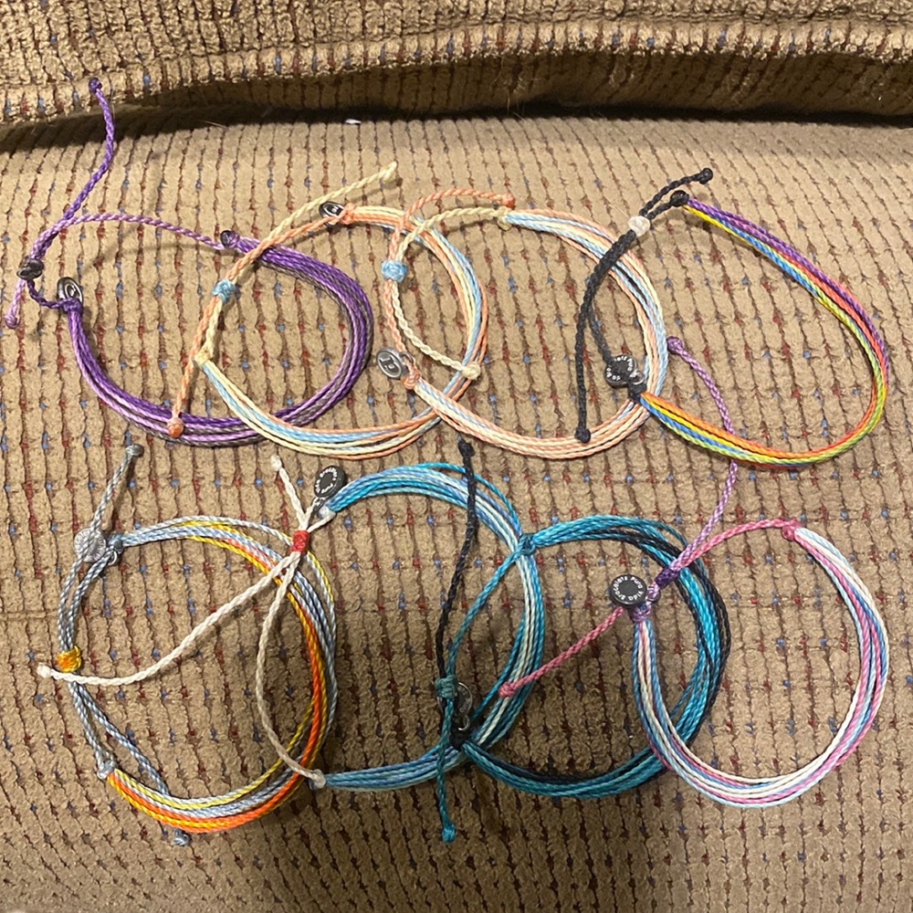 Pura vida bracelets 8 total